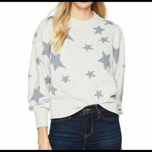 Rebecca Taylor puffed sleeve star sweater